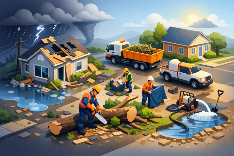 Storm Damage Cleanup Near Me: What to Do Fast