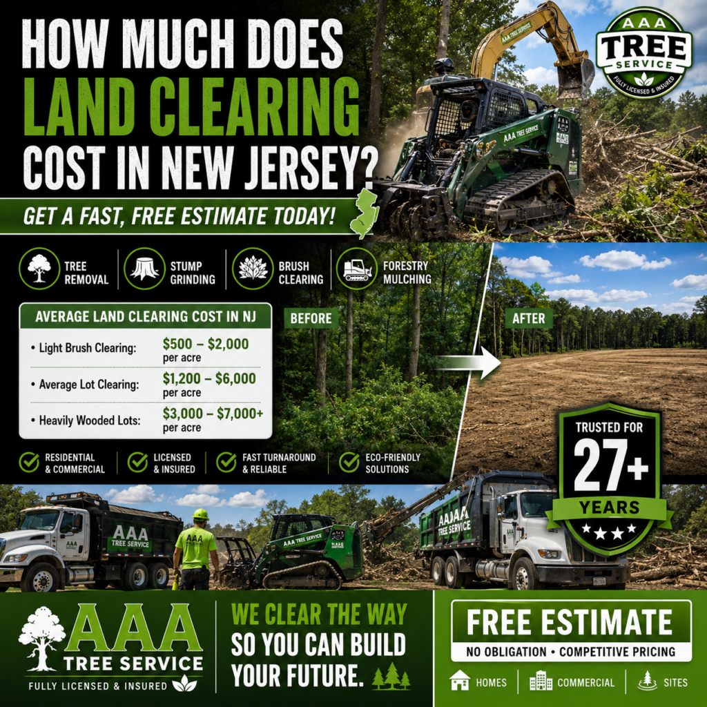 How Much Does It Cost to Get Land Cleared in New Jersey? 