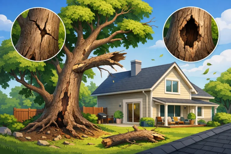 Dangerous Tree Signs Near House to Watch