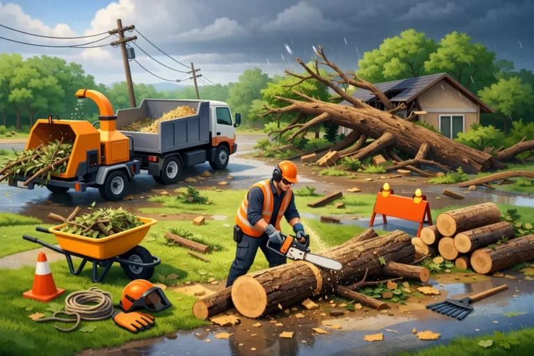 How to Clear Storm Tree Debris Safely
