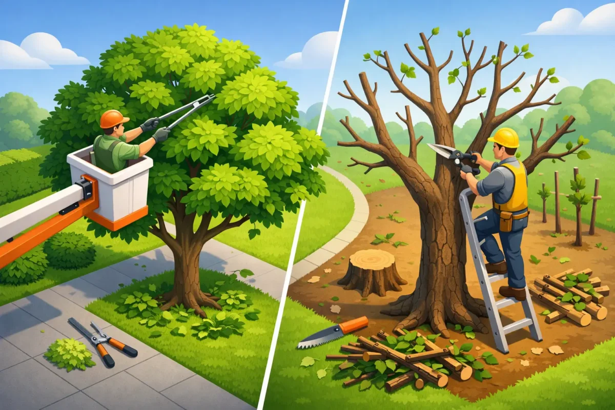 Is Tree Trimming and Pruning the Same Thing?
