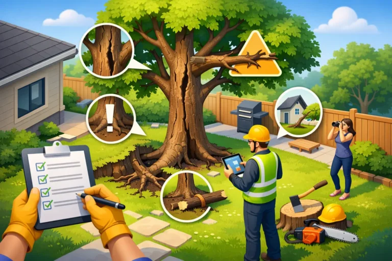 Backyard Tree Hazard Assessment Example
