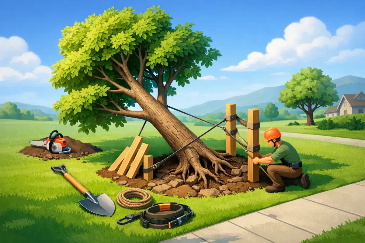Can a Leaning Tree Be Saved?
