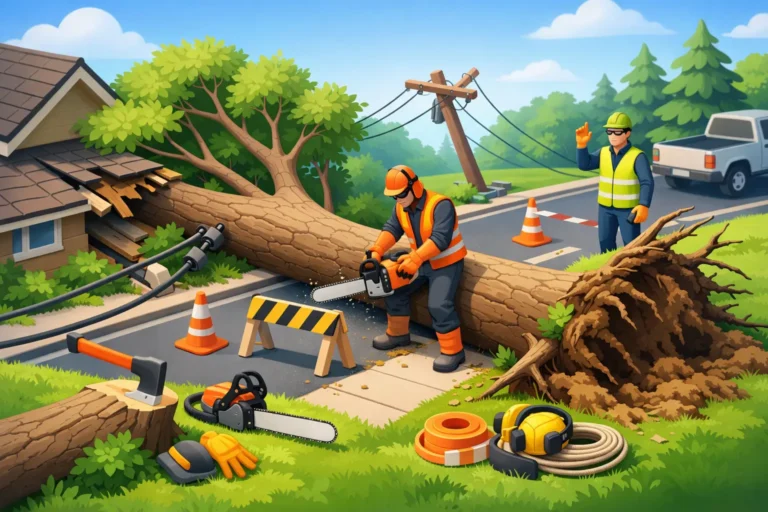 How to Handle a Fallen Tree Safely