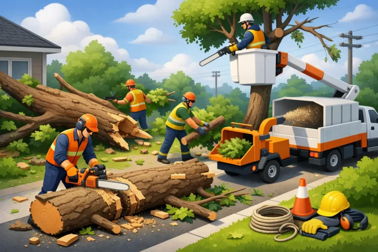 Storm Damaged Tree Cleanup Done Safely