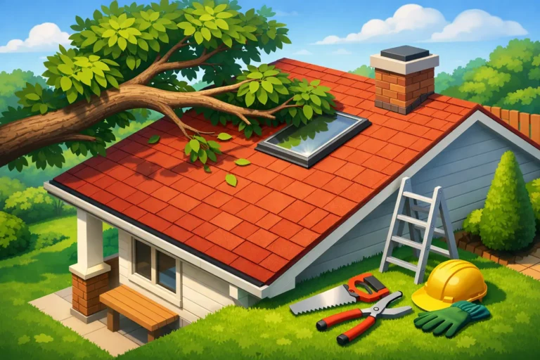 Tree Branch Over Roof? What You Should Do
