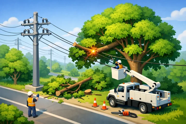 Trees Threatening Power Lines: What to Do