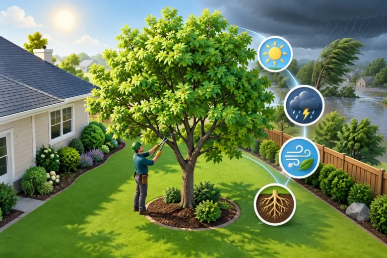 Climate Resilient Tree Care for Safer Yards