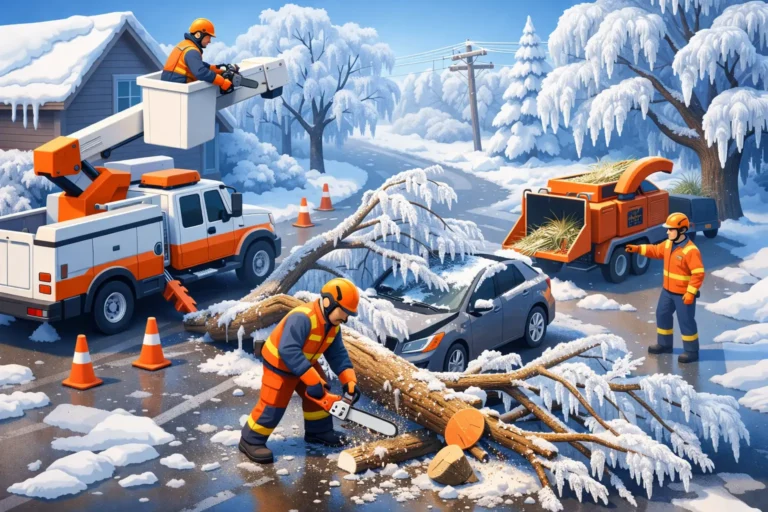 Emergency Tree Service After an Ice Storm