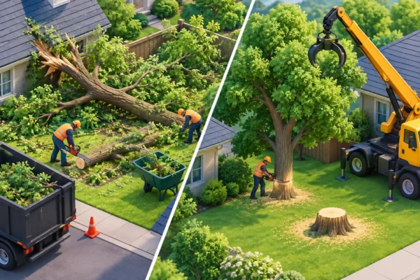 Storm Cleanup Versus Full Tree Removal Explained