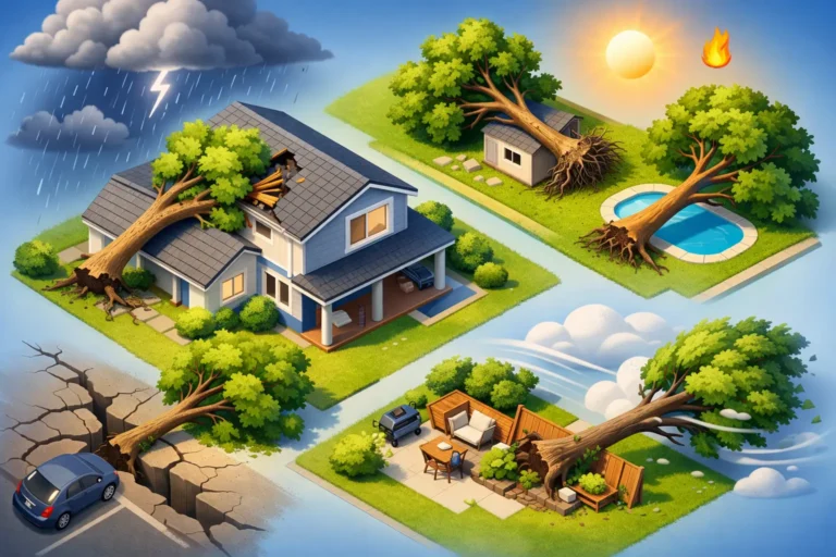 Top Reasons Trees Fall on Homes and Yards